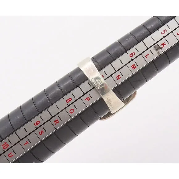 925 Sterling Silver Vintage Ring ISRAEL Multi Color Enameled Crab Sz 7 RG27724 - Picture 7 of 7